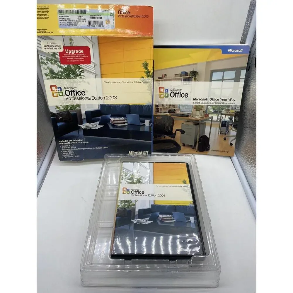 Microsoft Office 2003 Professional Edition with Key/Code Upgrade